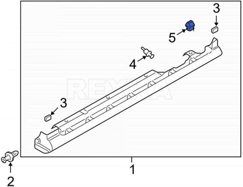 Rexka ركسكا 25 قطعة مشبك تثبيت تشكيلات الروكر لسيارات مازدا G22C-51-SJ3، مازدا 6، RX-8 - Image 3
