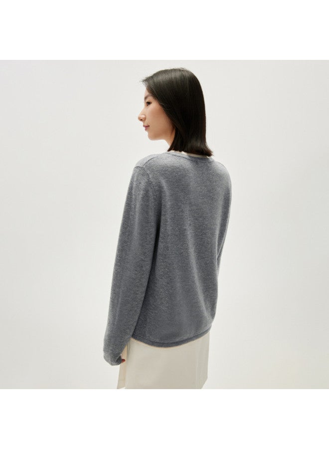 HLA سويتر نسائي من الصوف بتصميم أنيق وذكي من قطعتين لفصلي الربيع والخريف - Image 5