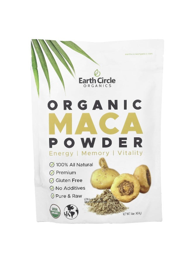 Earth Circle Organics Earth Circle Organics, Organic Maca Powder, 16 oz (454 g)