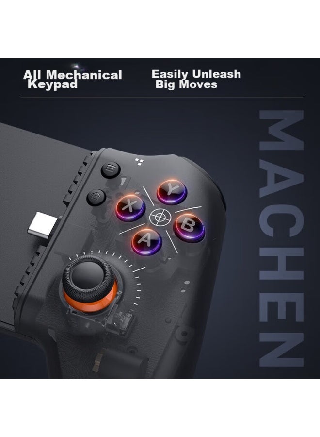 MACHENIKE Machenike Gp5 Wired Bluetooth Mobile Game Controller, Extendable Gamepad, Gaming Controller For Android Switch, Apple Ios, Genshin Impact, Arknights, Dnf, Gray  - Image 4
