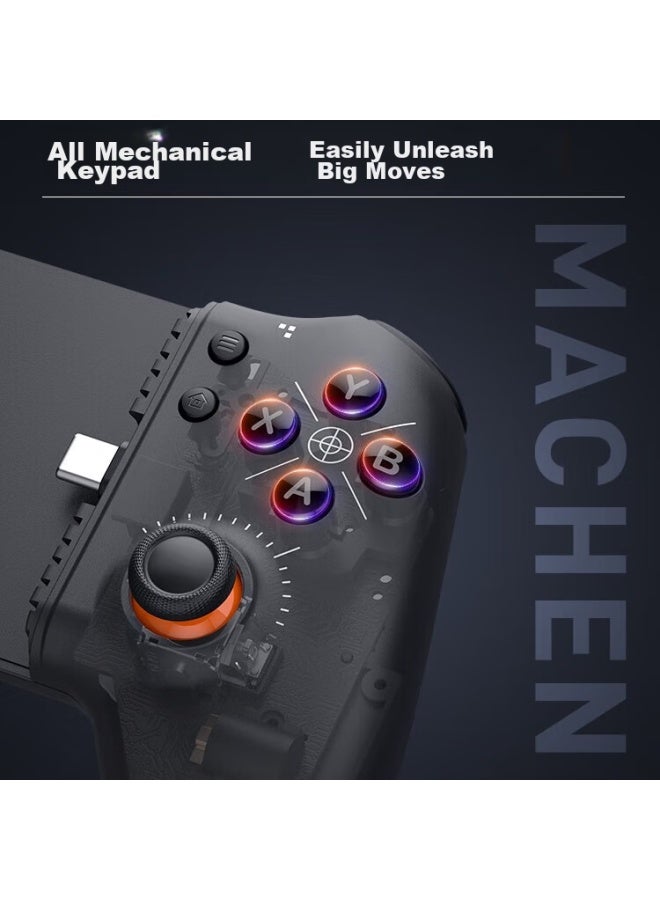 MACHENIKE Machenike Gp5 Wired Bluetooth Mobile Game Controller, Extendable Gamepad, Gaming Controller For Android Switch, Apple Ios, Genshin Impact, Arknights, Dnf, Gray  - Image 5