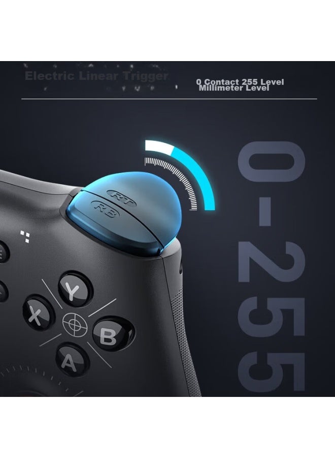MACHENIKE Machenike Gp5 Wired Bluetooth Mobile Game Controller, Extendable Gamepad, Gaming Controller For Android Switch, Apple Ios, Genshin Impact, Arknights, Dnf, Gray  - Image 1