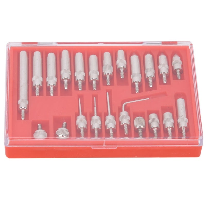 Dial Indicator Point Set 22-Piece High Strength Hardness Tips - Wear-Resistant Dial Gauge Pointed Tip Set for Most Dial Indicators - Image 3
