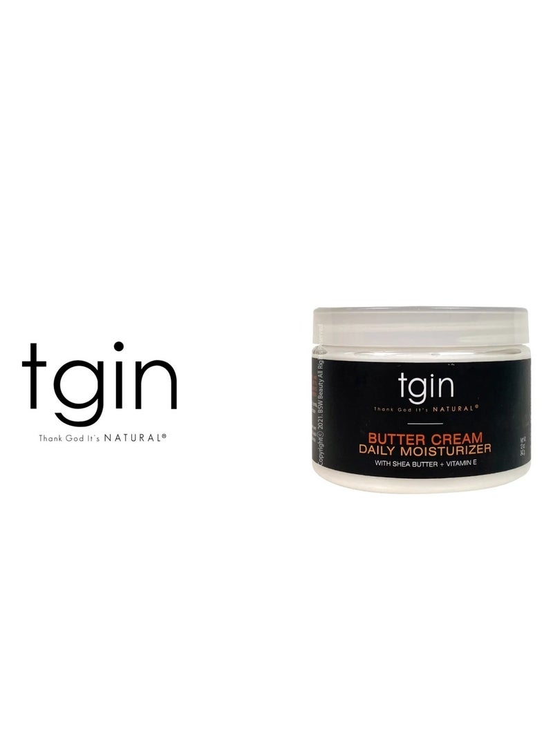 Tgin Daily Moisturizing Butter Cream with Shea Butter + Vitamin 340g - Image 2