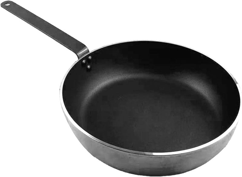 Aluminium Alloy Frying Pan Skillet, Non Stick Deep Frying Pan for Induction Cooktops, 3.5lb Lightweight and Durable - Even and Fast Heating, Large Capacity for Hotel and (28cm) - Image 1