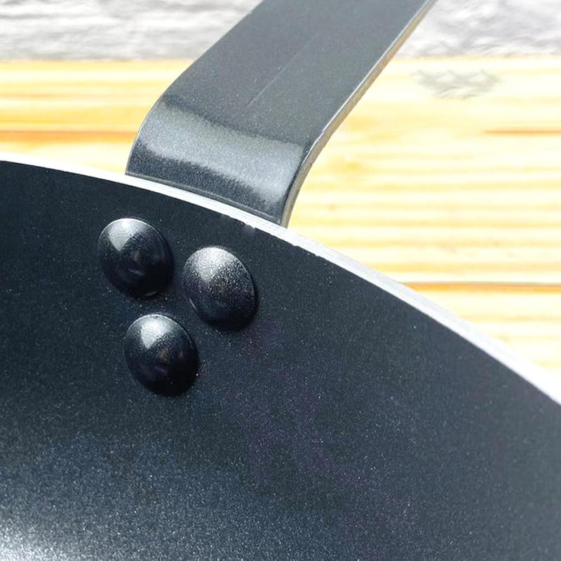 Aluminium Alloy Frying Pan Skillet, Non Stick Deep Frying Pan for Induction Cooktops, 3.5lb Lightweight and Durable - Even and Fast Heating, Large Capacity for Hotel and (28cm) - Image 2