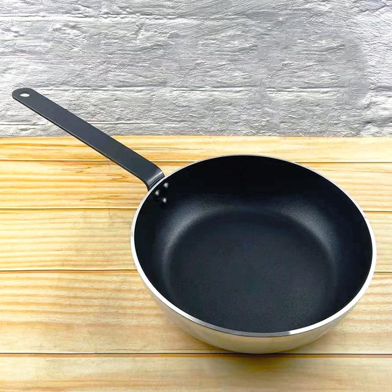 Aluminium Alloy Frying Pan Skillet, Non Stick Deep Frying Pan for Induction Cooktops, 3.5lb Lightweight and Durable - Even and Fast Heating, Large Capacity for Hotel and (28cm) - Image 3