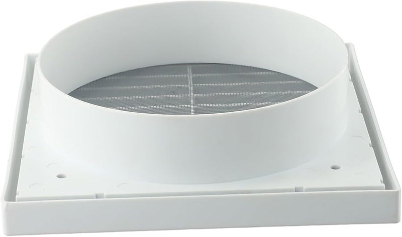 150mm Vent Grille Air Outlet Cover With Steel Mesh For Wall Eave Installation PP Material - Image 5