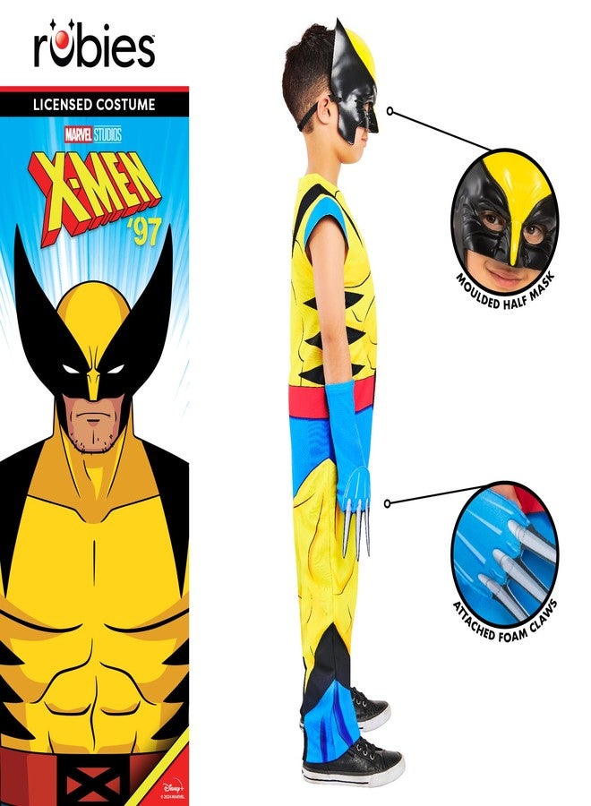 Rubies Rubie's 1001398S000 Wolverine Child Childrens Fancy Dress, Yellow, Sizes 7-8 - Image 2