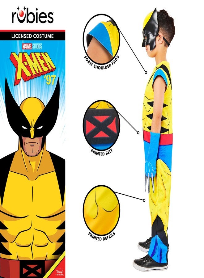 Rubies Rubie's 1001398S000 Wolverine Child Childrens Fancy Dress, Yellow, Sizes 7-8 - Image 3