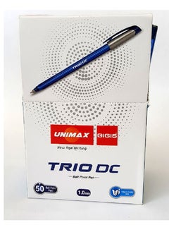UNIMAX Unimax Trio DC Blue 50 ball point pen 1.0mm  - Image 3