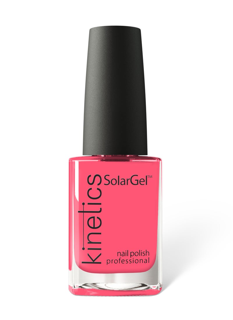 KINETICS SOLARGEL PROFESSIONAL NAIL POLISH 15 ML | #496 RECHARGED BLUSH  - Image 1