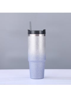 Blue Silver 30oz