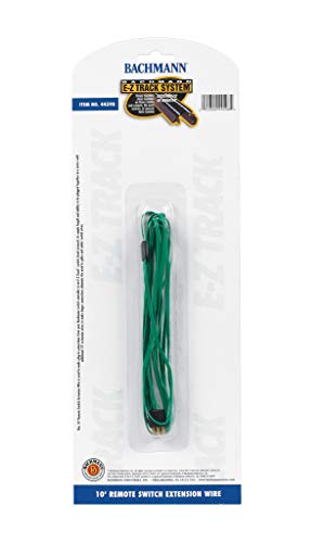 Bachmann Trains 10’ REMOTE SWITCH EXTENSION WIRE - GREEN (1/card) - Image 2