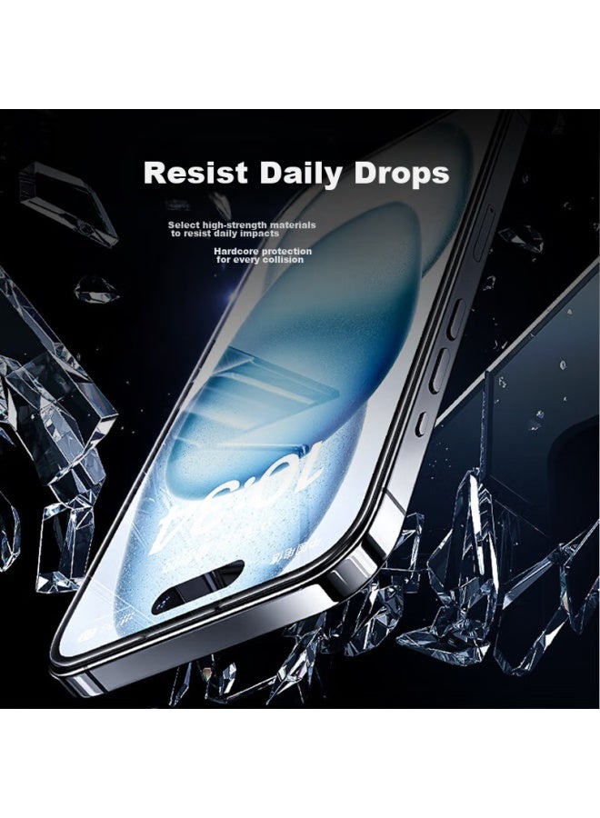 Koolife Tempered Glass Screen Protector For Iphone 15 Pro, Full Coverage Glass Film For Apple 15 Pro, Anti-dust, Hd, Ultra-thin, Shatterproof, Fingerprint-resistant - Image 3
