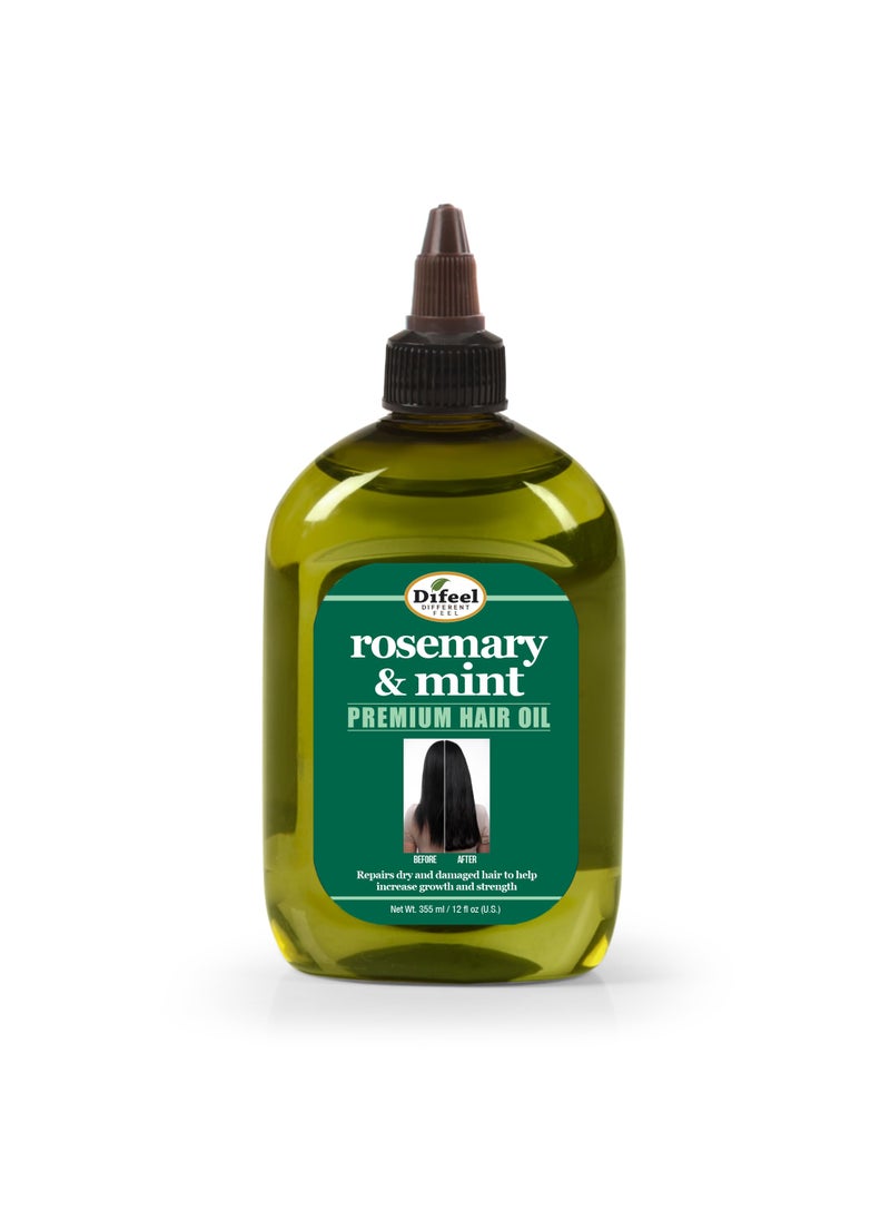 difeel Difeel Rosemary and Mint Premium Hair Oil with Biotin - LARGE 12 oz. - Natural Rosemary Oil for Hair Growth & Biotin 