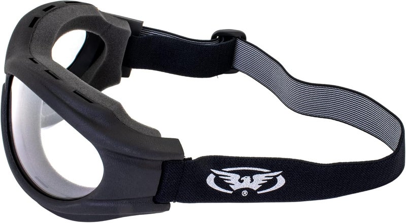 Global Vision Big Ben Goggles - 3 Pairs with Clear, Smoke, and Yellow Lenses - Image 4