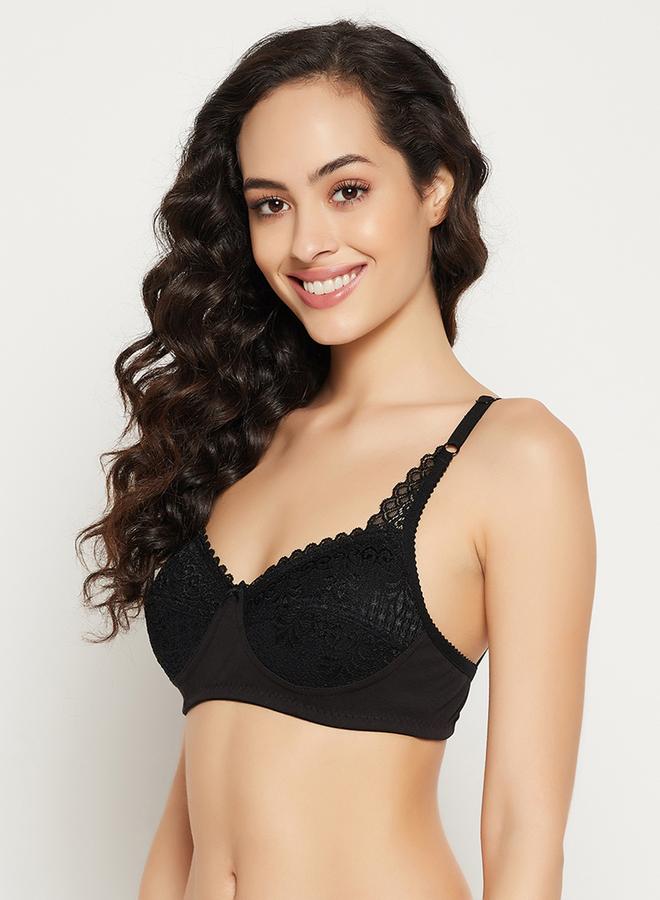 Clovia Pack of 2 - Lace Non-Padded Non-Wired Full Cup Bra - Image 5