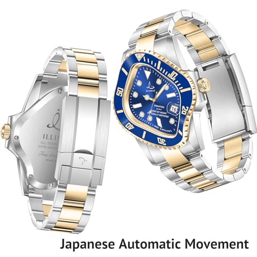 ILLIMITE Melting Automatic Watches for Men Japanese Miyota 8215 Self-Winding Mechanical Movement Women Watch Waterproof Stainless Steel Art Surrealist Wrist Watches Pea001 - Image 4