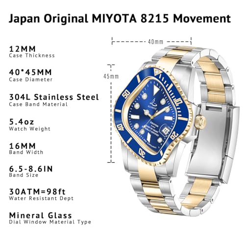 ILLIMITE Melting Automatic Watches for Men Japanese Miyota 8215 Self-Winding Mechanical Movement Women Watch Waterproof Stainless Steel Art Surrealist Wrist Watches Pea001 - Image 2