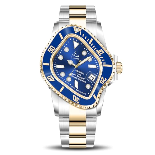 ILLIMITE Melting Automatic Watches for Men Japanese Miyota 8215 Self-Winding Mechanical Movement Women Watch Waterproof Stainless Steel Art Surrealist Wrist Watches Pea001 - Image 1