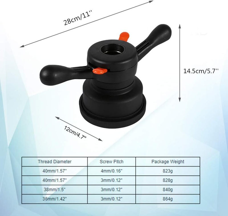 VGEBY Quick Release Speedy Wing Nut Wheel Balancer Tyre Changer Tool (Size : Inner Dimeter 40mm Pitch 4mm) Wheel Balancer Cone Tire Machine Parts - Image 2