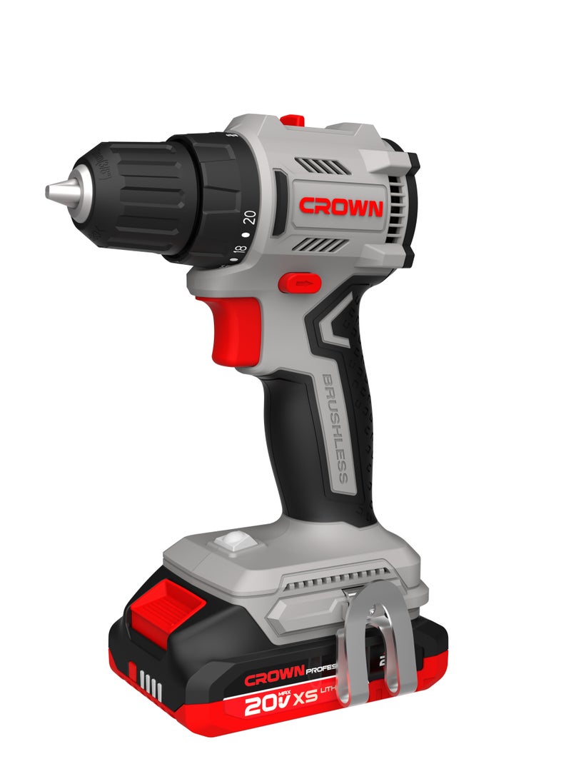 Crown CORDLESS DRILL / SCREWDRIVER 20V, 2.0 Ah CT21131XS-2 BMC - Image 2