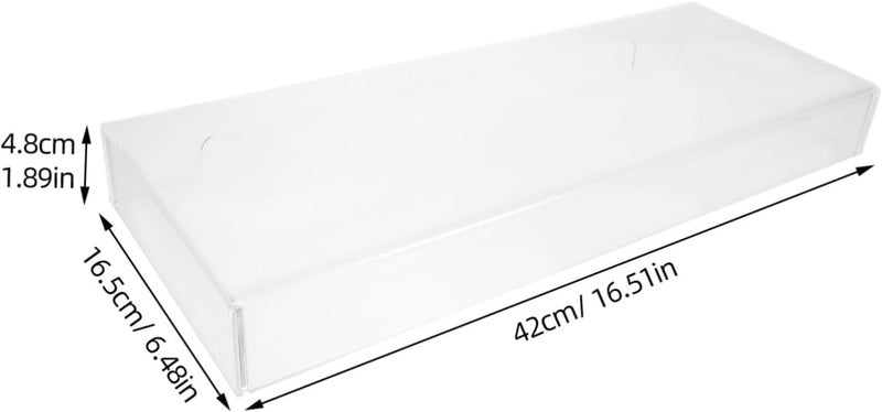 Transparent Acrylic Keyboard Cover for Key Keyboards Lightweight Easy to Carry Gaming Keyboard Shield Accessory - Image 2
