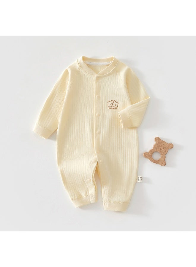 بدلة أطفال مصنوعة من القطن الخالص للمواليد الجدد - ملابس ربيعية وخريفية للأطفال