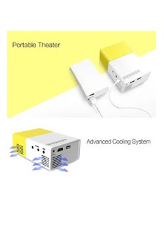 borrego Mini Portable Led Projector 400 Lumens 720p/1080p Projection Machine HD AV TF Card Slot With Remote Controller  - Image 4