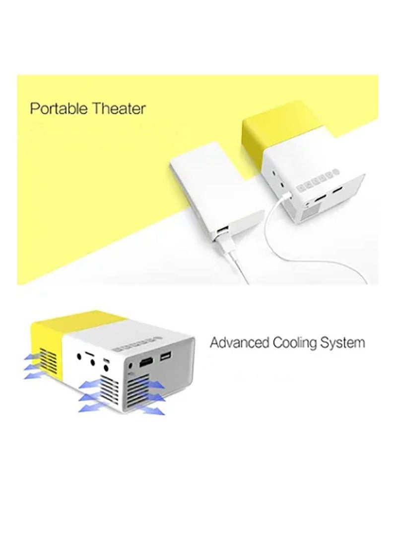borrego Mini Portable Led Projector 400 Lumens 720p/1080p Projection Machine HD AV TF Card Slot With Remote Controller  - Image 4