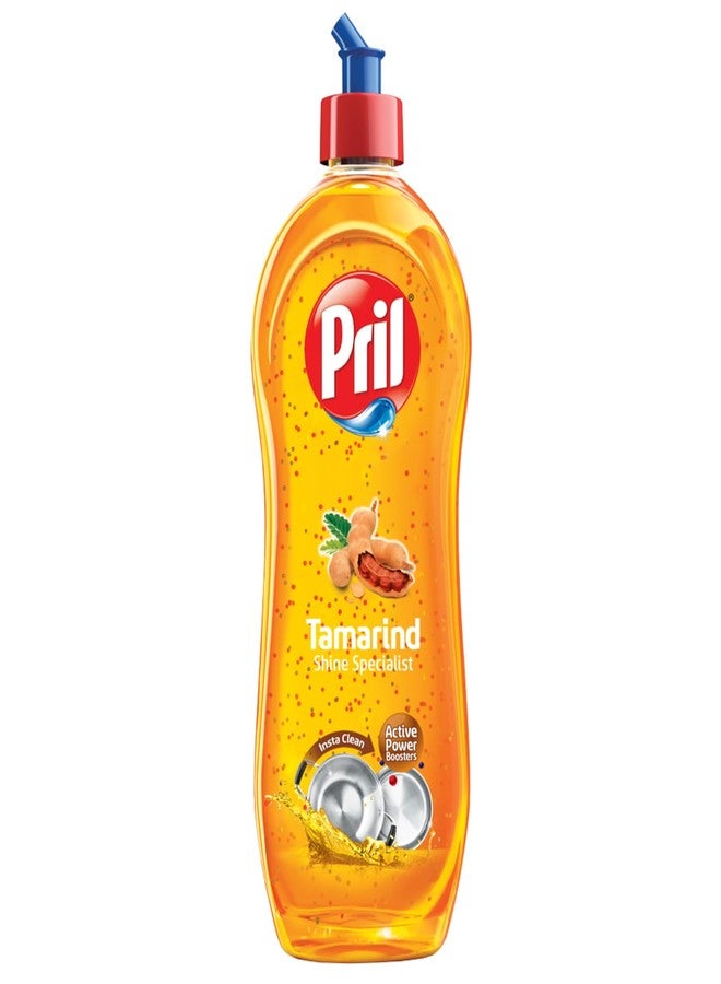 Pril Tamarind Liquid Dishwash Gel - 750 ml | Power of Tamarind for Tough Stains | Leave Utensils Sparkling Clean | Insta Clean Technology | Active Power Boosters - Image 1