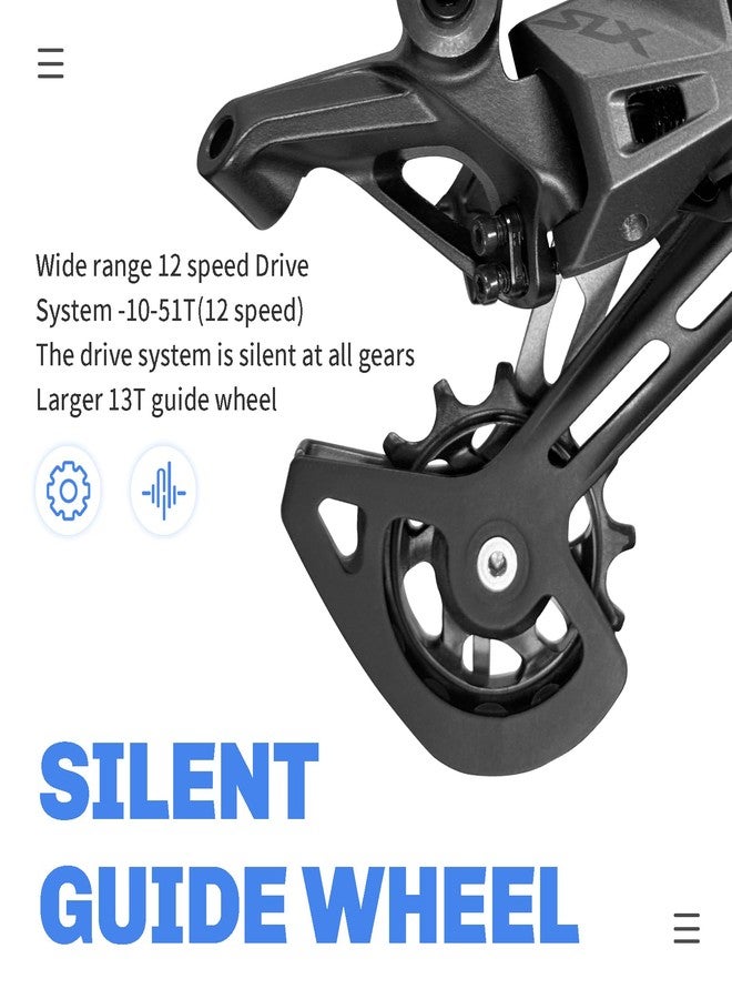 Relwears Bike Rear Derailleur SLX Rd-M7100 SGS 12 Speed Derailleur for Mountain Bike - Image 5