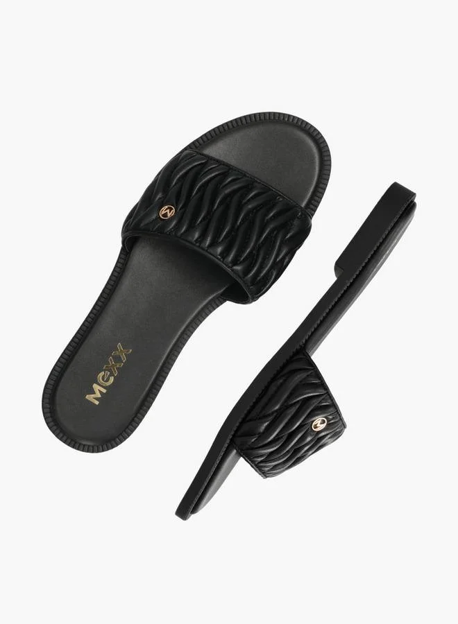 MEXX BLACK Women Tulla Zumo Slip-On Sandals for Women | Best Price UAE