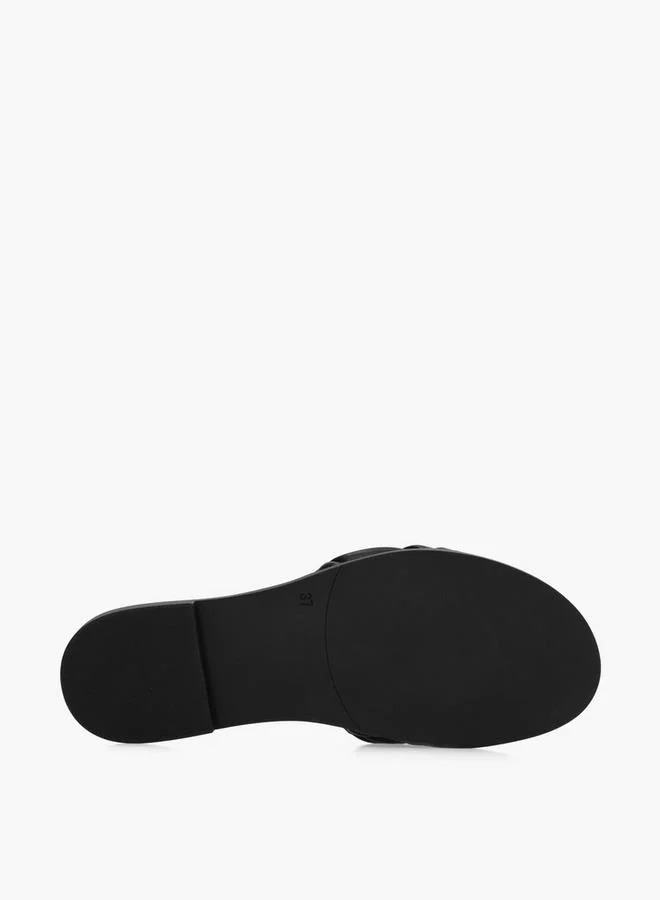 MEXX BLACK Women Tulla Zumo Slip-On Sandals for Women | Best Price UAE