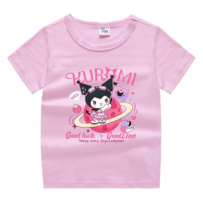 2023 New Children'S Clothing Children'S Summer Short-Sleeved T-Shirt Boys And Girls Cotton Bottoming Shirt Baby Half-Sleeved T-Shirt Children'S Top - Image 2
