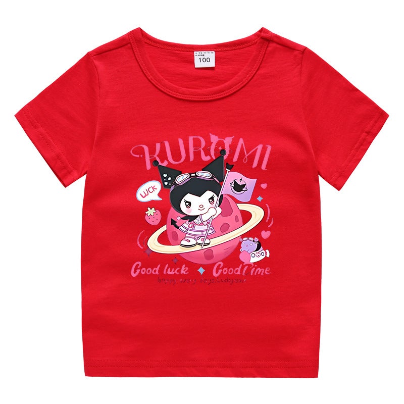 2023 New Children'S Clothing Children'S Summer Short-Sleeved T-Shirt Boys And Girls Cotton Bottoming Shirt Baby Half-Sleeved T-Shirt Children'S Top - Image 1