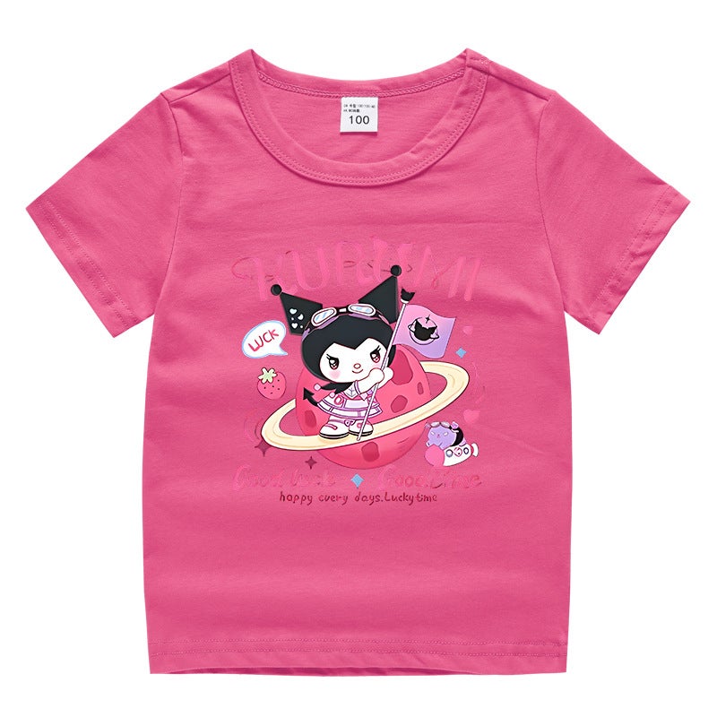 2023 New Children'S Clothing Children'S Summer Short-Sleeved T-Shirt Boys And Girls Cotton Bottoming Shirt Baby Half-Sleeved T-Shirt Children'S Top - Image 4