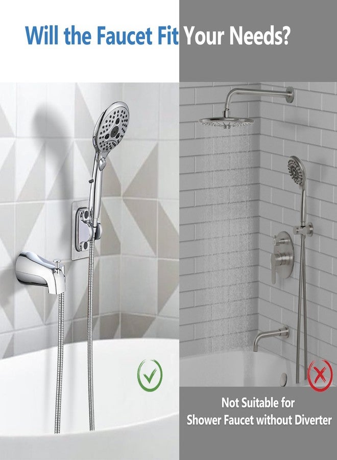 PROOX All Metal Tub Spout with Diverter Chrome, Diverter Tub Spout for Hand Shower - Image 5