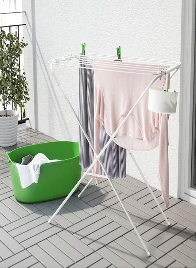 Indoor/outdoor drying rack, white - Image 2