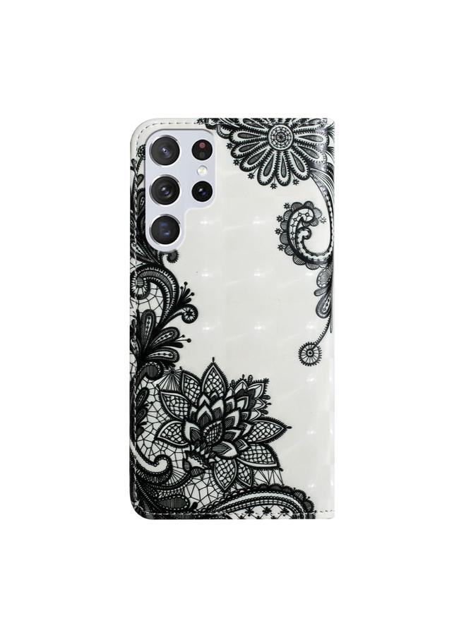 S-TOP Case For Samsung Galaxy S22 Ultra 5G Oil Embossed 3D Drawing Leather Phone Case - Image 3