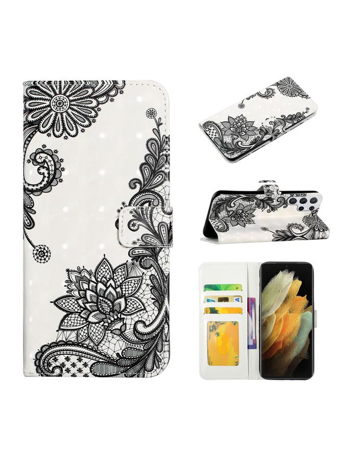 S-TOP Case For Samsung Galaxy S22 Ultra 5G Oil Embossed 3D Drawing Leather Phone Case - Image 1