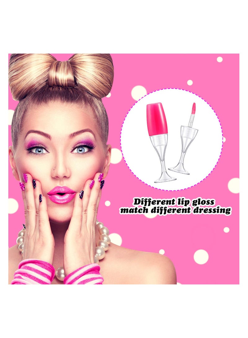 KASTWAVE 20 Pcs Lip Gloss Tubes, 8 ml/ 0.27 oz  Mini Shaped Empty Lip Gloss Tube Lip Balm Containers Refillable Bottles Lip Glaze Container for Women Girls (Transparent) - Image 4