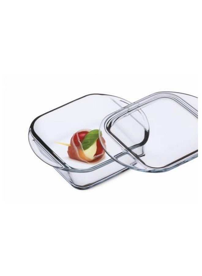 Simax Casserole Dish For Oven: Mini Glass Baking Dish With Lid ? Small, Personal Sized Bakeware and Cookware - Great for Storage ? Microwave, Oven, And Dishwasher Safe Borosilicate Glass Dish ? 10 Oz. - Image 1