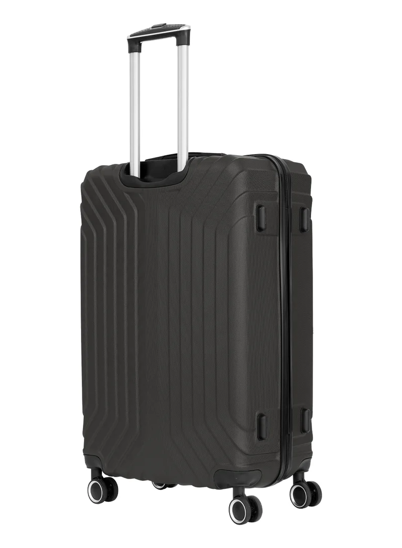 بارا جون طقم حقائب سفر وينسو قطعتين | خفيف الوزن صغير  كجم وكبير  كجم بعجلات  صلبة رمادي داكن