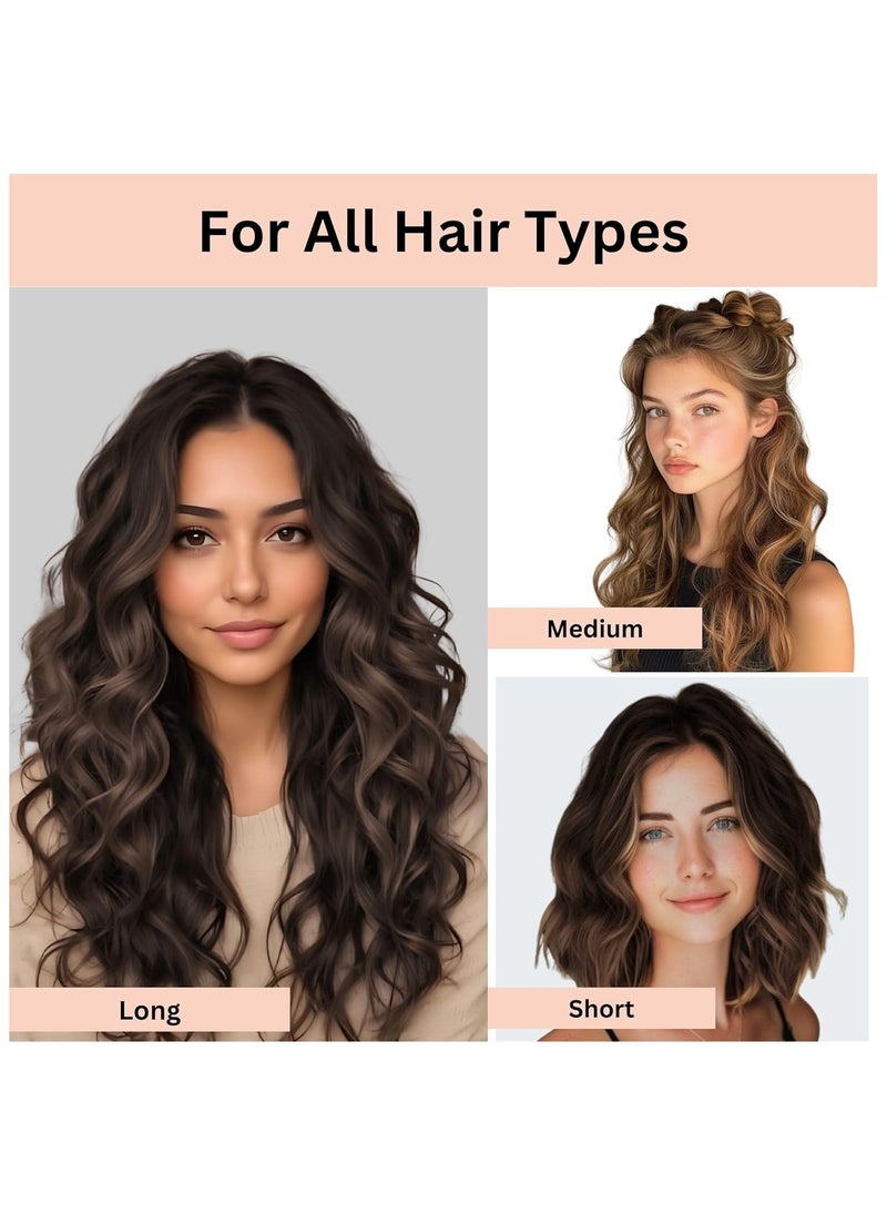 ELAUR Elaur 24 Hair Curler Rollers for Women Heatless Hair Rollers with 12 Pcs Clips, Self Grip Holding Hair Rollers for Long Medium Short Thick Fine Volume Thin Bangs Hair  - Image 5