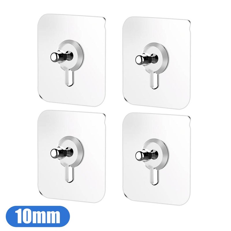 No-drill, traceless screw wall nails, nail-free adhesive brackets, photo frames, strong adhesive hooks, bathroom wall-mounted nail-free stickers - Image 1