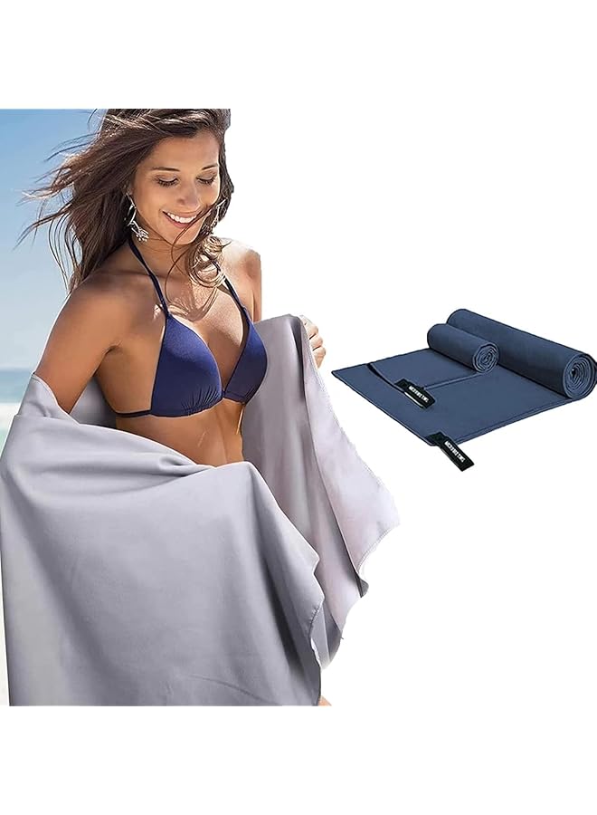 X spring Gym Towels 3 Pack Premium Microfiber Quick Dry Towel Set Super Absorbent and Compact for Travel Perfect for Gym Camping Beach and Swimming Activities - Image 5