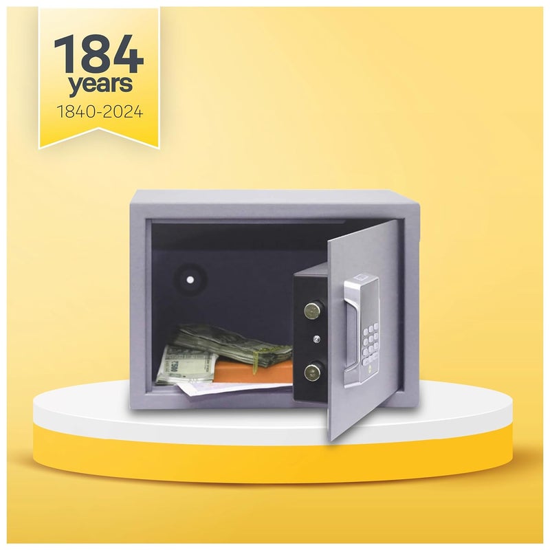 YALE YSPC 250 Motorized Electronic Safe Locker for Home Office Hotels 56L Digital Safe Locker with Pin Manual Key Access Safety for Jewellery Money other valuables 167 Litres Grey - Image 2