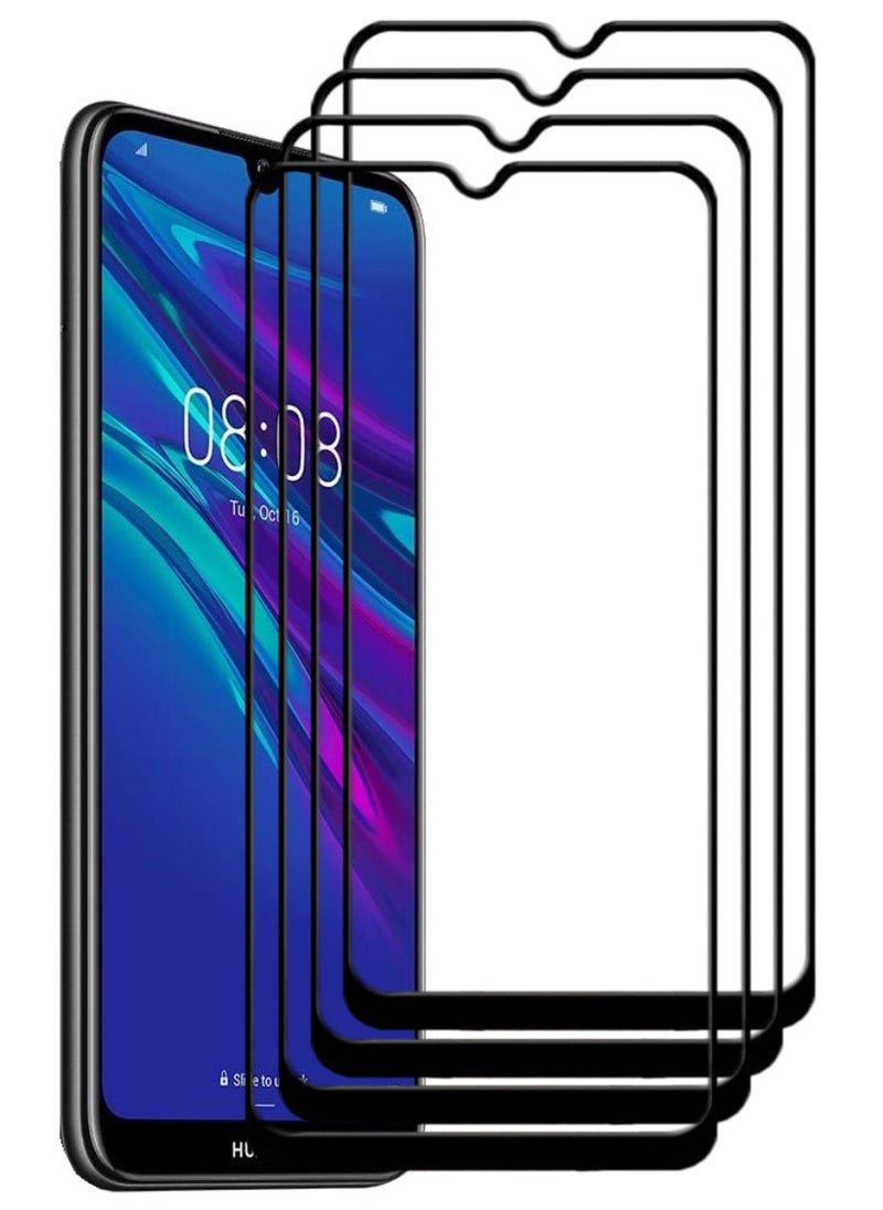 ACLIX 4 Pieces Antistatic ESD Dustproof Premium Quality High Definition Tempered Glass Screen Protector Designed For Huawei Y6 (2019) - Image 1